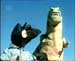 Dinosaur park near the freeway in LA