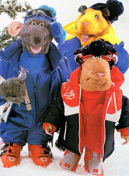 Roland, Errol and Kevin in
                                      Switzerland